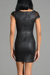 Geometria Dress - Matte Foil